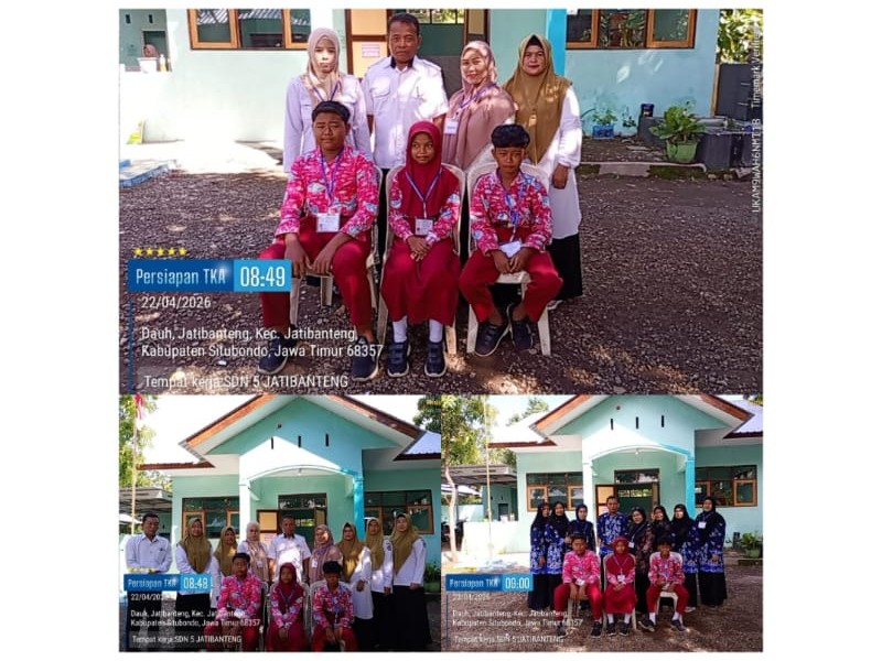 Pelaksanaan Ujian TKA 2026 di SDN 5 Jatibanteng Berjalan Tertib dan Lancar