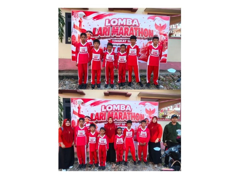 Lomba Lari Marathon SD Negeri 5 Jatibanteng